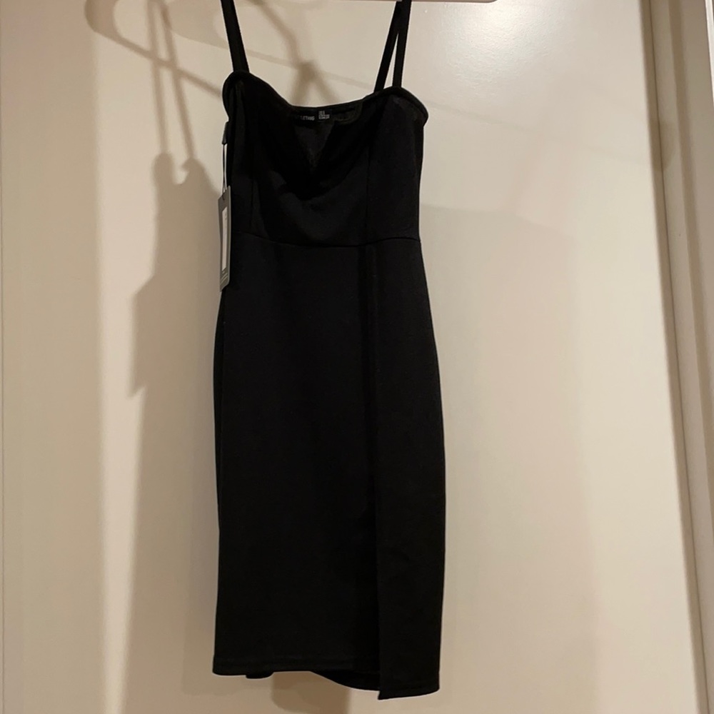 Mini black dress